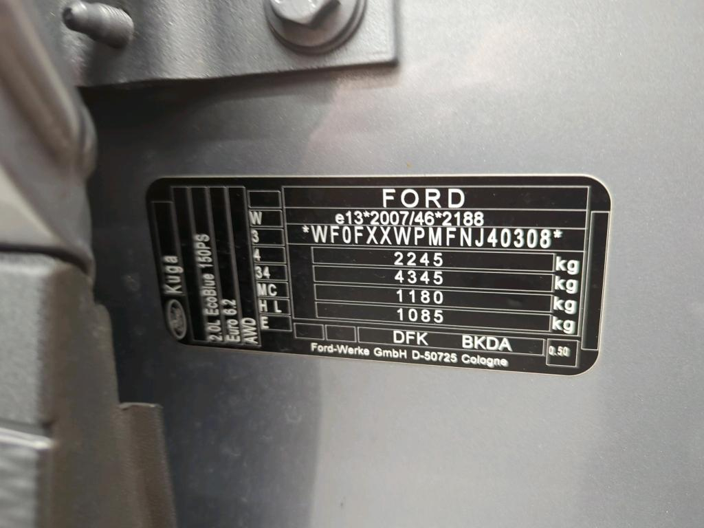 Ford Kuga 2.0 Ecoblue 150 Ps Cool&connect Auto 4wd